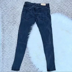 mnml【size 28】 MNML | Jeans | Mnml Mens Black Wash Button Fly Ankle Zip Skinny
